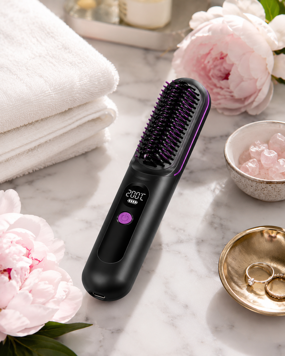 Brosse Lissio sur marbre — design premium